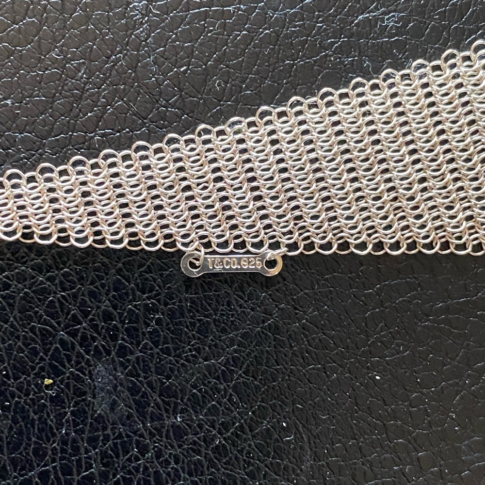 Tiffany & Co. Silver Mesh Scarf - Picture 3 of 4